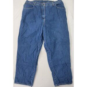 Carole Little II Women's Blue Denim Jeans Pants Size 22 Inseam 29" Waist 38"